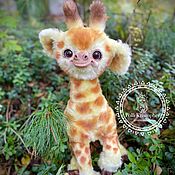Куклы и игрушки handmade. Livemaster - original item interior doll: Giraffe soft sculpture. Handmade.
