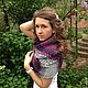шарф снуд Стильный. Снуды. Molisini_Knits. Интернет-магазин Ярмарка Мастеров.  Фото №2