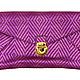 Bright purple clutch bag with a lock. New. Vintage bags. Butichok from N.. My Livemaster. Фото №4