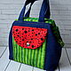 Bag for a girl 'Watermelon'. Clasp Bag. inspiration. Online shopping on My Livemaster.  Фото №2
