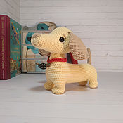 Куклы и игрушки ручной работы. Ярмарка Мастеров - ручная работа Stuffed toy dog dachshund Juliet. Handmade.