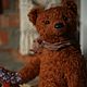 Мишка Федор. Мишки Тедди. Елена Перминова (elenaperminovabears). Ярмарка Мастеров.  Фото №10