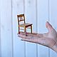 Chair for 1/12 Dollhouse. Doll furniture. papa-marko. My Livemaster. Фото №6