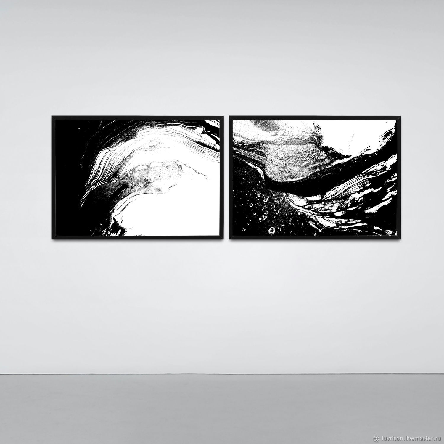 Авторский постер до 1 м «Секрет воды» | чёрно-белая картина, Плакаты и постеры, Санкт-Петербург,  Фото №1