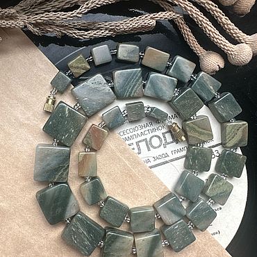 Украшения ручной работы. Ярмарка Мастеров - ручная работа Бусы из яшмы 2. Handmade.