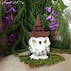 Полярная сова Букля. Мягкие игрушки. Magical Art Toys. Ярмарка Мастеров.  Фото №5