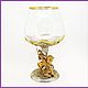 Cognac gift set for men z11039. Wedding glasses. Zlatiks2. Интернет-магазин Ярмарка Мастеров.  Фото №2