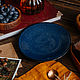 Блюдце Круглое 16 см серия Небо Валинора. Тарелки. Ceramics Veles. Интернет-магазин Ярмарка Мастеров.  Фото №2