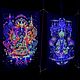 ХАНУМАН Индийский Арт Uv Постер Флуоресцентный декор. Декор. ANAHART. Ярмарка Мастеров.  Фото №6