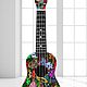 Укулеле (сопрано) гавайская гитарка. Укулеле (гавайская гитара). Guitar & Ukulele art Studio. Интернет-магазин Ярмарка Мастеров.  Фото №2
