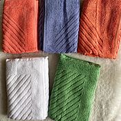 Для дома и интерьера handmade. Livemaster - original item Set (5 pcs) terry towels 