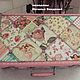 A suitcase of 'patchwork' (shabby pink). Interior elements. suitcases & fairy tales. Online shopping on My Livemaster.  Фото №2