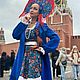 Заказать Красивое платье в Русском Стиле. Авторские КОКОШНИКИ И ОДЕЖДА в Русском Стиле. Ярмарка Мастеров. . Платья Фото №3