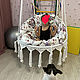  Подвесное кресло в технике макраме, Качели садовые, Бор,  Фото №1
