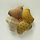 Clover - a symbol of luck. Amulet made of fabric, Toys, Moscow,  Фото №1
