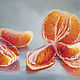 Картина маслом на холсте "Натюрморт с красным апельсином", Картины, Санкт-Петербург,  Фото №1