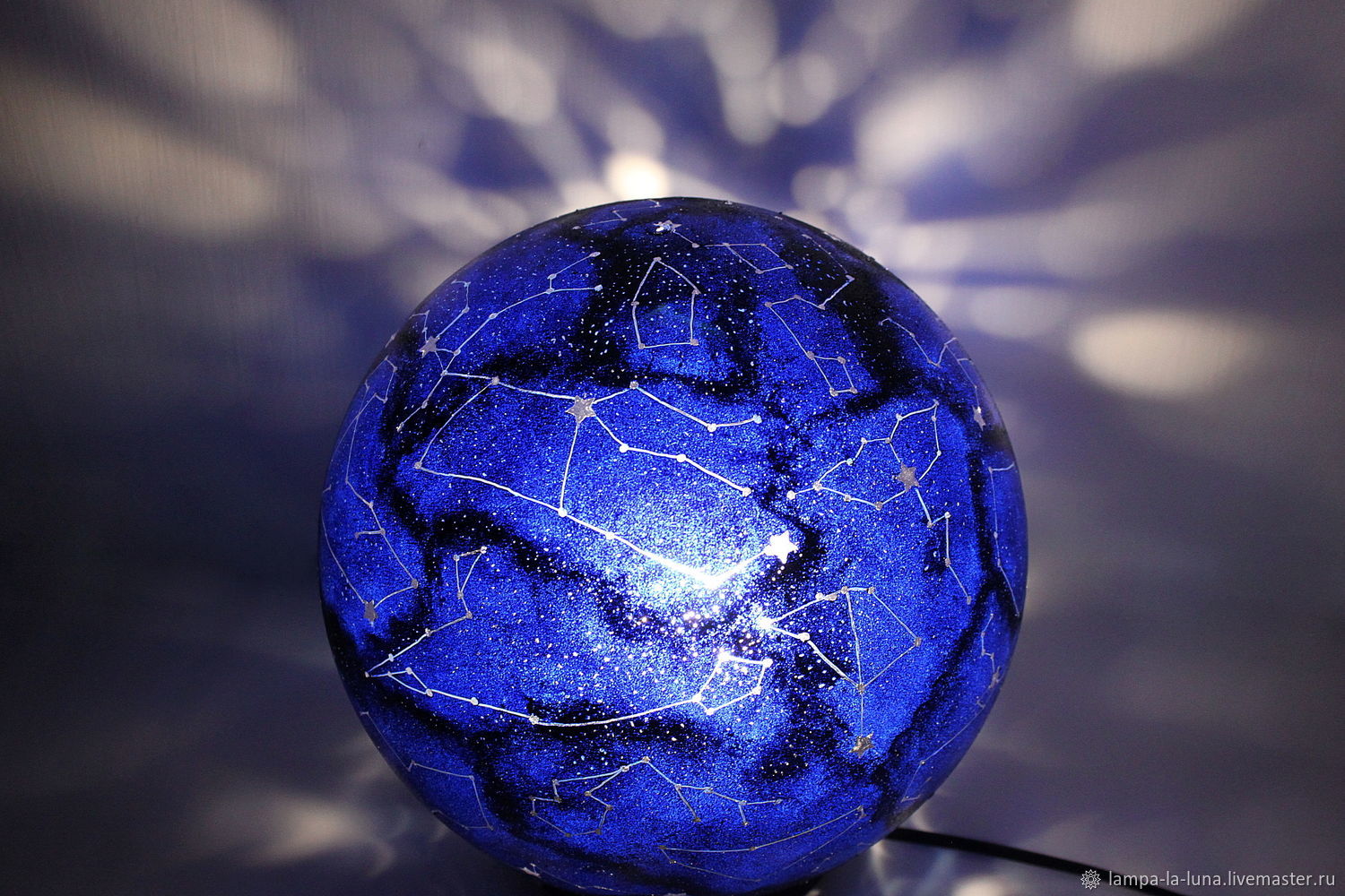 Космический ночник - Небесная сфера (25 см) Шар созвездий, Ночники, Санкт-Петербург,  Фото №1