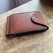 Сумки и аксессуары handmade. Livemaster - original item Money clip made of genuine leather. Handmade.