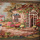 La pintura Española del patio. 115 x 70 Bordado con cintas, Pictures, Ulyanovsk,  Фото №1