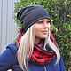 Hat, beanie and Snood 'Meet autumn brighter'. Headwear Sets. Olga Lado. My Livemaster. Фото №4