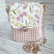 Сумки и аксессуары handmade. Livemaster - original item mini handbag. Bag ladies knitted.. Handmade.