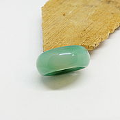 Украшения handmade. Livemaster - original item Green agate ring, chalcedony 18.25 R-R. Handmade.