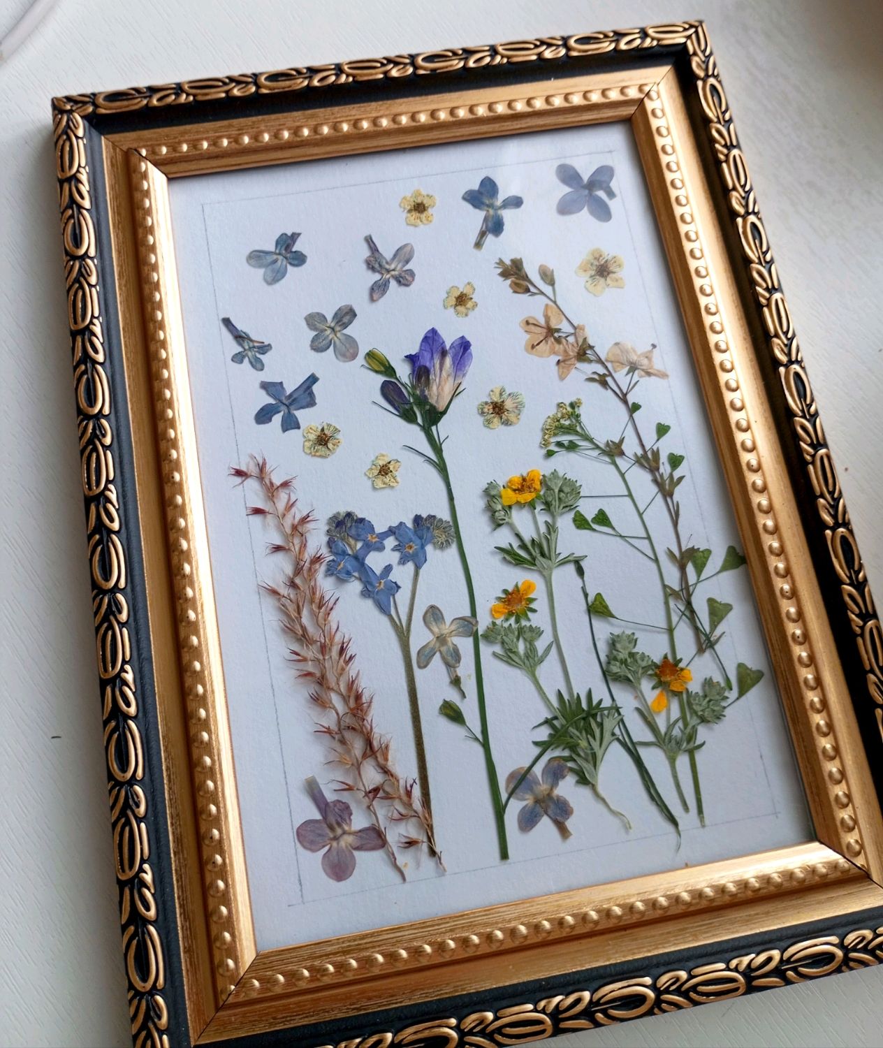 Картина из сухоцветов купить в интернет-магазине Ярмарка Мастеров по ...