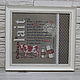 "Рецепт молочного конфитюра" картина вышитая крестом, Картины, Кострома,  Фото №1