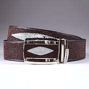 Аксессуары handmade. Livemaster - original item A leather belt Stingray IMC3003K. Handmade.