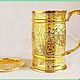 Unusual beer mug 'Golden' z366. Mugs and cups. Zlatiks2. Online shopping on My Livemaster.  Фото №2