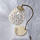 Order Table lamp Cream openwork. Elena Zaychenko - Lenzay Ceramics. Livemaster. . Table lamps Фото №3