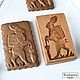 Bakeware: Gingerbread Stamp Hare with basket. Form. Texturra (texturra). My Livemaster. Фото №5