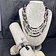 Колье из чёрный шпинели и горного хрусталя. Колье. Jewelry-sevilla. Интернет-магазин Ярмарка Мастеров.  Фото №2