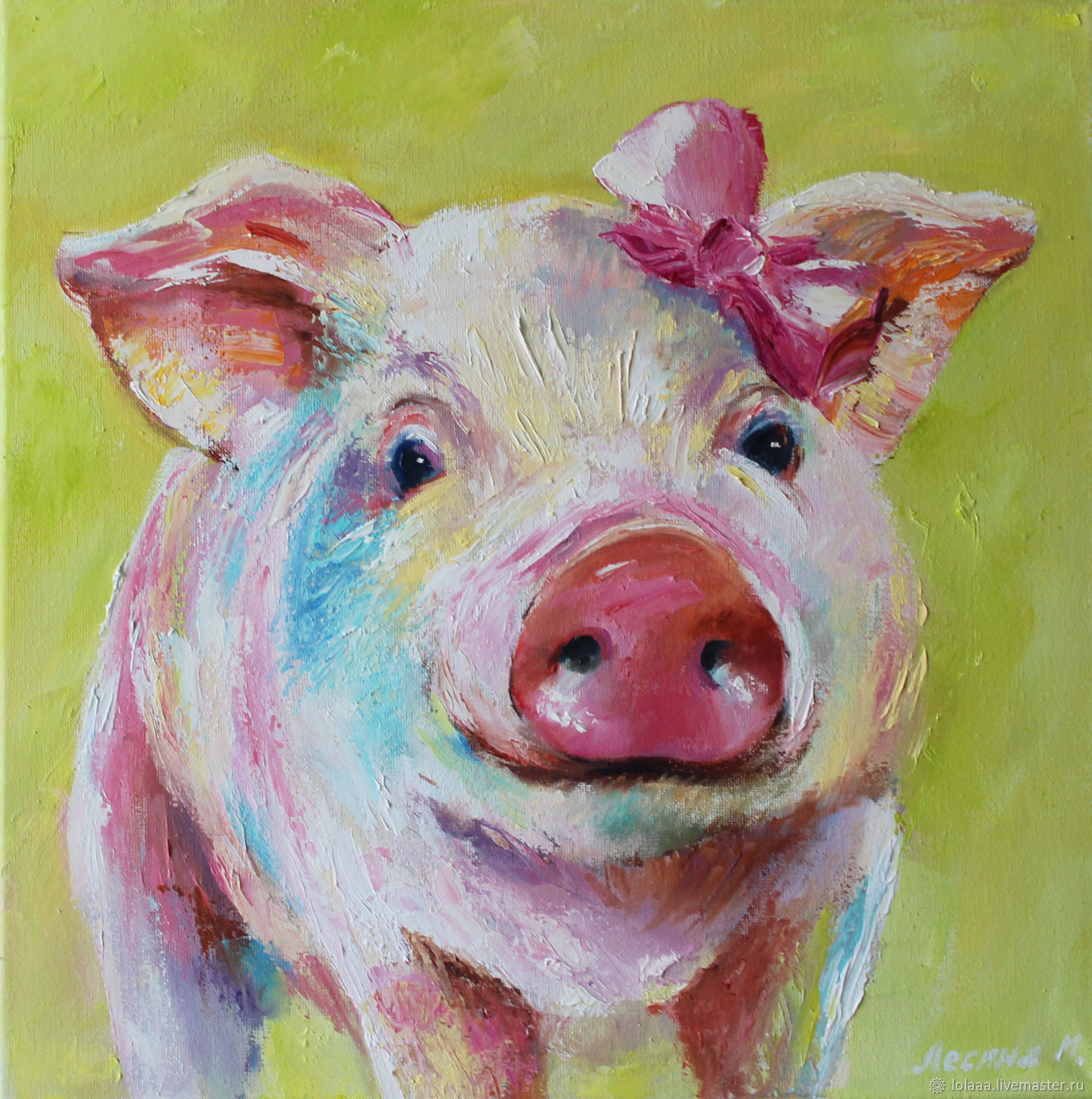 Счастливая свинка - Сайт авторских работ HandHobby.ru