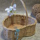 Vase 'Heart' woven from willow vine. Basket. Elena Shitova - basket weaving. Online shopping on My Livemaster.  Фото №2