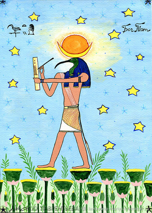 Тот (бог) :: Thoth :: Египетские Боги :: artist :: DanteCyberMan :: art (арт)