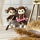 Вязаные обезьянки. Амигуруми куклы и игрушки. Мастерская игрушек. Интернет-магазин Ярмарка Мастеров.  Фото №2