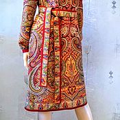 Одежда handmade. Livemaster - original item Dress from Pavlovo-Posad shawls 