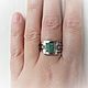Ring: ' Ryan' - green agate, 925 silver. Rings. masterskai. Online shopping on My Livemaster.  Фото №2