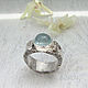 Order Silver ring with aquamarine. BOR.N | avtorskoe serebro. Livemaster. . Ring Фото №3
