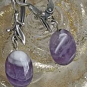 Pendant made of natural amethyst 