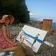 Picture. Abkhazia.  Marine sketch. Pictures. Lidiamama. Online shopping on My Livemaster.  Фото №2