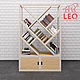 Стеллаж лофт LF-079. Шкафы. Leo-loft. Интернет-магазин Ярмарка Мастеров.  Фото №2