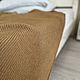 Knitted plaid made of cotton yarn rustic minimalism. Blankets. Pledy iz naturalnoj pryazhi Cosy Home. Online shopping on My Livemaster.  Фото №2