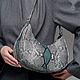 Сумка из кожи Питона Mynk / сумочка багет из кожи змеи MYN1, Классическая сумка, Москва,  Фото №1