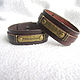 Mens leather bracelet engraved. Cuff bracelet. Brave. Online shopping on My Livemaster.  Фото №2