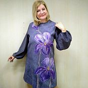 Одежда handmade. Livemaster - original item Dresses: Irises dress. Handmade.