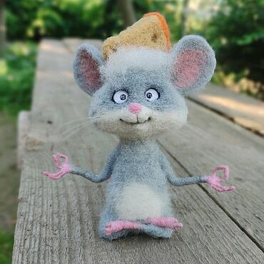 Куклы и игрушки ручной работы. Ярмарка Мастеров - ручная работа Мышонок "дзен". Handmade.