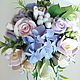 Order Bouquet of flowers with Ranunculus in pastel shades. Handmade. Olga-art-flower. Livemaster. . Composition Фото №3