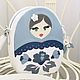 Сумка кожаная "МАТРЁШКА" небесно-голубая. Классическая сумка. VICTORIA's BAGS Виктория. Ярмарка Мастеров.  Фото №10